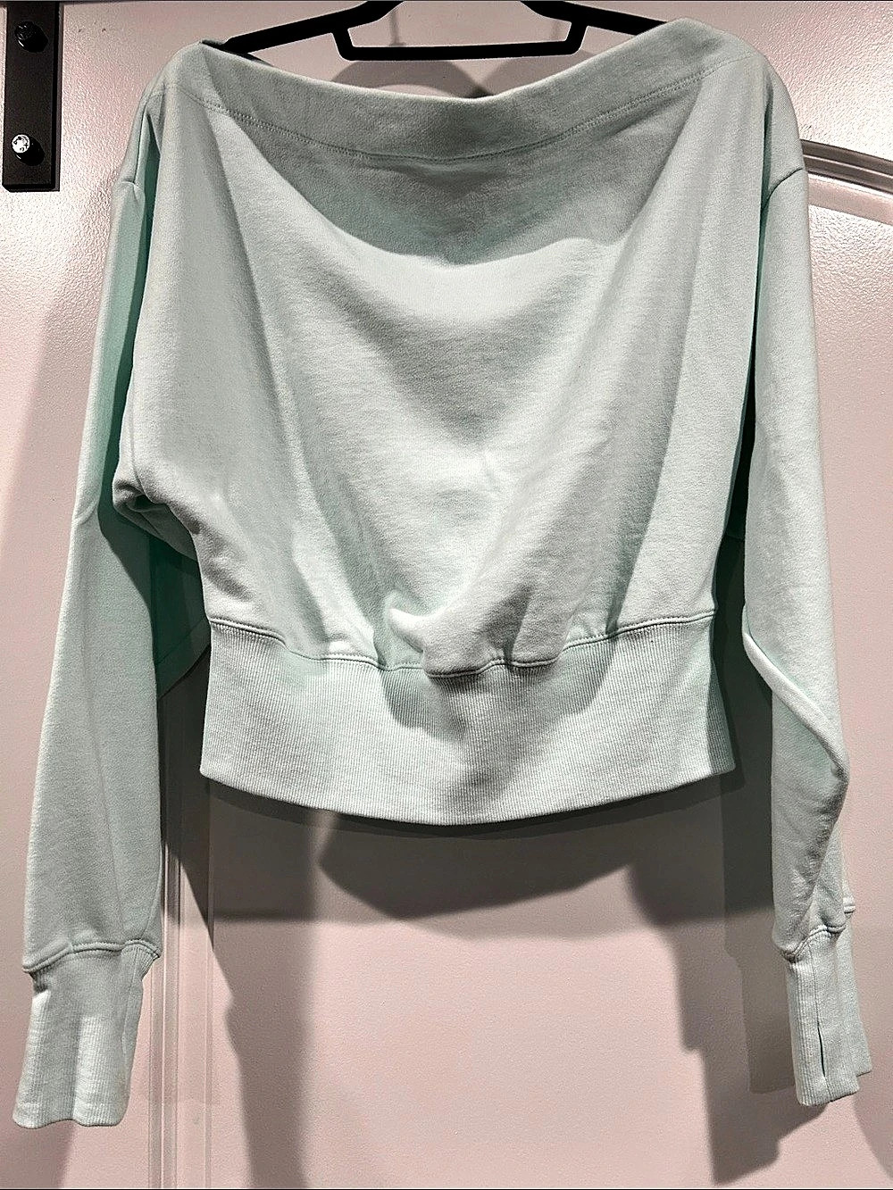 New Garage Soft Terry Mint Julep sweater